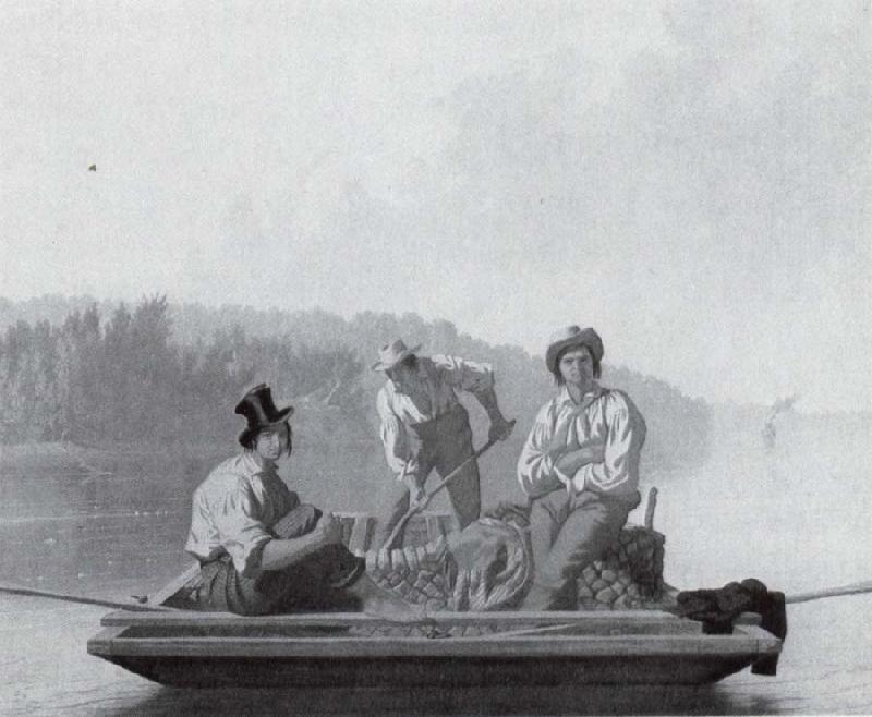George Caleb Bingham Bootsleute auf dem Missouri oil painting picture